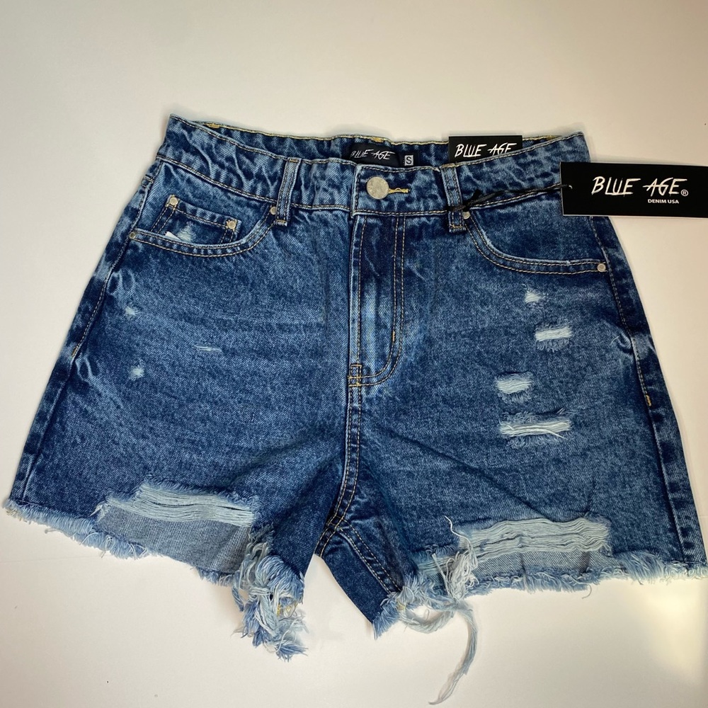 High waisted Jean shorts